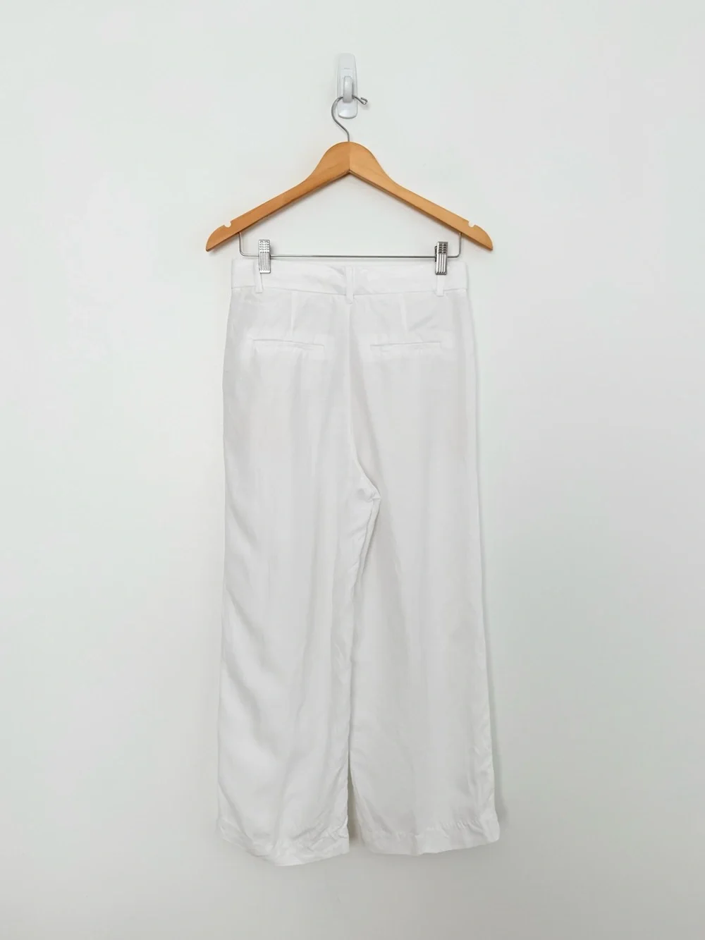 Aritzia Wilfred The Effortless Pant Linen Cropped High Waist Wide Leg NWOT